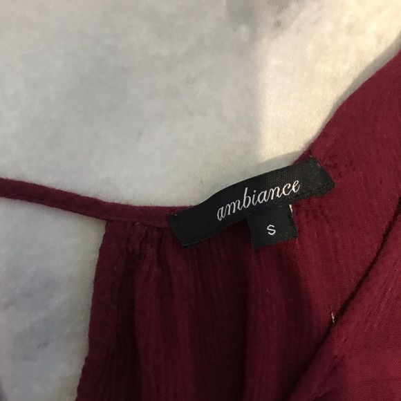 Red Cold-Shoulder Top - Picture 3 of 3